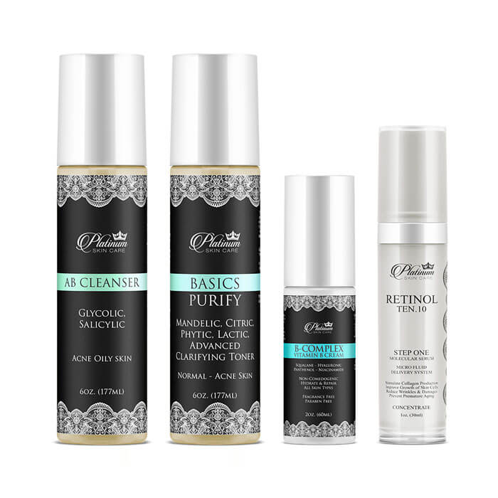 Platinum's Moderate Acne Maintenance Kit